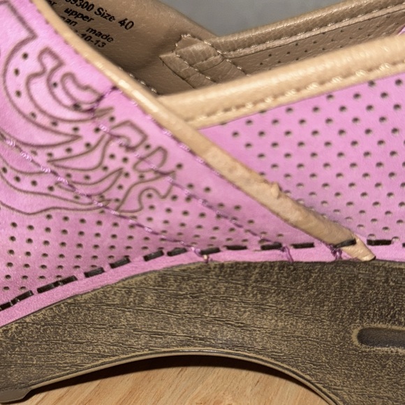 Dansko professional clog, pink floral nubuck, size 40 - Picture 15 of 16